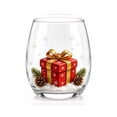 thumbnail image 3 of Cute Christmas Collection Commemorative Glass Cup Large Capacity 2D Printed Glass For Daily Drink Holiday Table Decor Gift, 3 of 8
