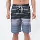 thumbnail image 1 of Bañador para hombre, grande y alto, con bolsillo lateral, pantalones cortos de playa a rayas con cordón y forro de malla, trajes de baño para hombre, 1 of 1