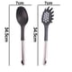 thumbnail image 2 of Juego completo de utensilios de cocina de acero inoxidable y nailon, 2 piezas resistentes al calor, elementos esenciales de cocina aptos para alimentos, 2 of 5