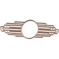 thumbnail image 2 of Ekena Millwork 22"W x 11"H x 6"IW x 10 3/8"IH x 1/4"T Elizabeth Wood Fretwork Pierced Ceiling Medallion, Cherry, 2 of 3