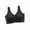Black, variant on Women's Back Smoothing Bra That Hides Back and Side Fat, Wireless Bralette Top with Full Support, Soft Breathable Nylon and Spandex Fabric, Seamless Design for Daily Wear, Dates, and Parties