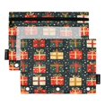 thumbnail image 2 of Ckdifva Christmas Gifts Pencil Pouch 3 Ring Zipper Pencil Case Binder Pockets Clear Top Cosmetic Bag 2 Pack, 2 of 6