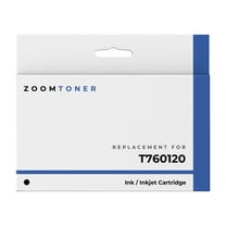 Zoomtoner Compatible with Epson T760120 Ink / Inkjet Cartridge - Regular Yield - Photo Black