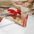 thumbnail image 5 of Custom Blanket with Photos Text Customized Blanket Personalized 7-Photo Collage Memorial Gifts Christmas Birthday Blankets for Family Friends Pets Mom Dad Wife Husband, 5 of 6
