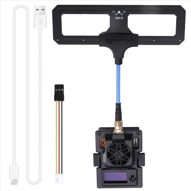ELRS Micro-Tipo de Cabeza de Alta Frecuencia para Larga Distancia Vuelo Drone Mejora de la Señal Soporta 868MHZ