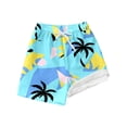 thumbnail image 3 of SGMVNU Boys Swim Trunks Bathing Suit Soft Compression Liner Boys Swim Trunks 10 No-Chafing Swimming Shorts Print Swimsuits(Size 10-12 Years,2-Light Blue), 3 of 3