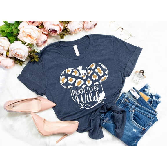 Born to be Wild Shirt, Animal Kingdom Shirt, Ear Family Shirt, Vacation Shirt, Shirt, Safari Shirt, Animal Kingdom Tshirt All Size S-5Xl