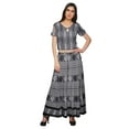 thumbnail image 1 of Moomaya Ensemble Palazzo Ample et Crop Top Robe Ethnique Imprimée Santon pour Femmes, 1 of 1