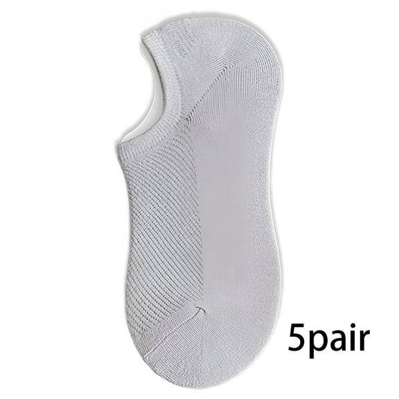 TELOLY 5Pairs Mens Ankle Socks9-13Socks Men Men's Socks ,Gray1