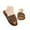 Brown, variant on Slippers for Women,Open Toe Slippers with Flat Sole for Cozy Indoor Comfort and Secure Non- Home Wear,Womens Slippers,Red,8.5