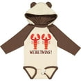 thumbnail image 3 of Inktastic Lobster Twins Cute Boys or Girls Long Sleeve Baby Bodysuit, 3 of 5