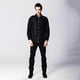thumbnail image 5 of Camisa de manga larga slim fit para hombre: poliéster transpirable, bolsillo en el pecho, camisa informal/deportiva para exteriores, 5 of 5
