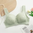 thumbnail image 3 of yunLCZ Comfortable Wireless Bra Bras For Older Women 2025 Front Closure Bra Cotton Bra Full Coverage Comfortable Bra No Underwire Plus Size Bra, 3 of 4