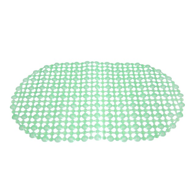 Alfombra Antideslizante Alfombra Sólida Estera De Masaje De Baño para El Hogar Cocina Baño Inodoro Verde Claro