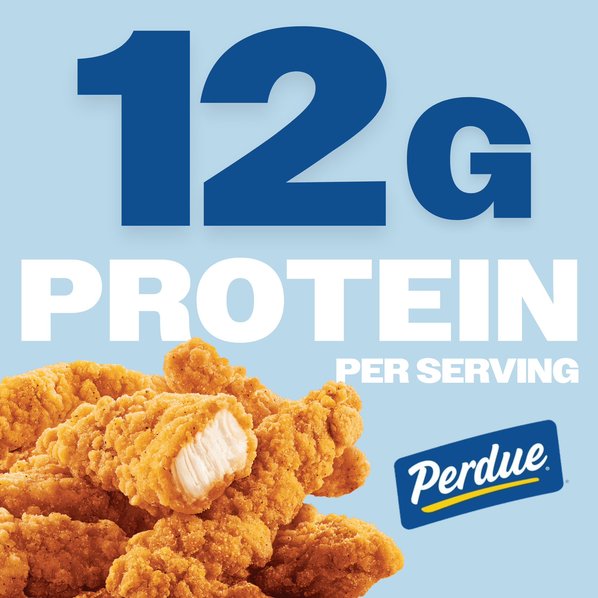Perdue, No Antibiotics Ever, Frozen Crispy Breaded Chicken Breast Strips, 26 oz.