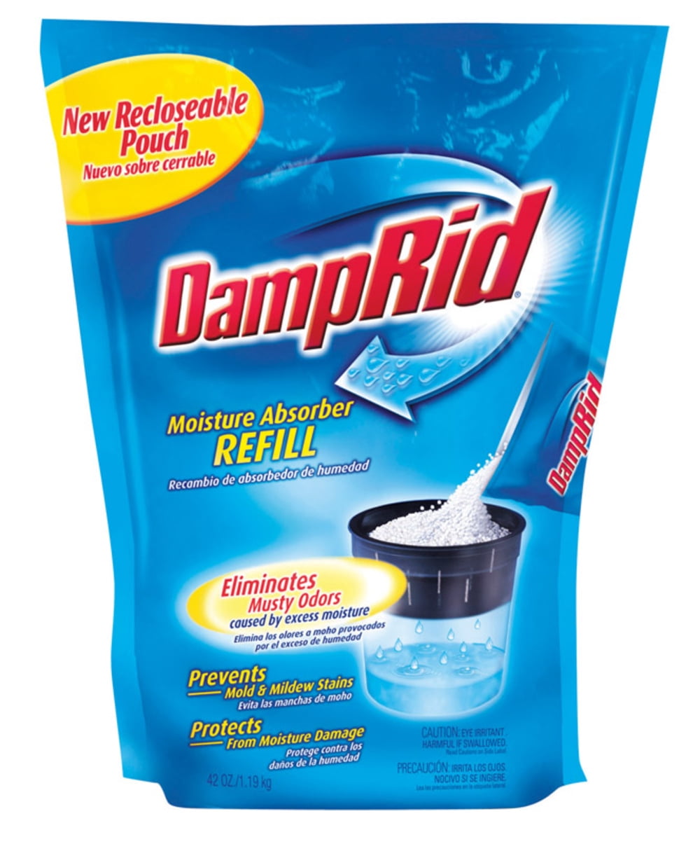 DampRid Moisture Absorber Refill Bag, 42 oz., Fragrance Free