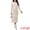 Beige, variant on DARING DIVA Women's Maternity Sweater Ribbed Knit Striped Long Sleeve Midi Dress S Black