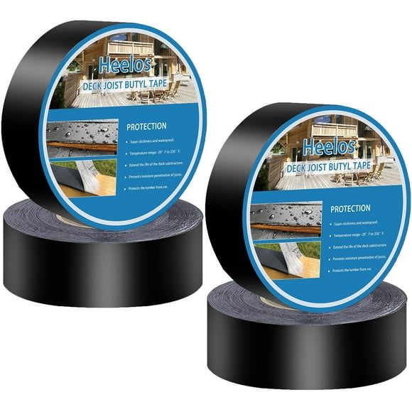 Joist Tape Heelos Deck, 5 cm x 15 m, resistente a la intemperie, paquete de 4