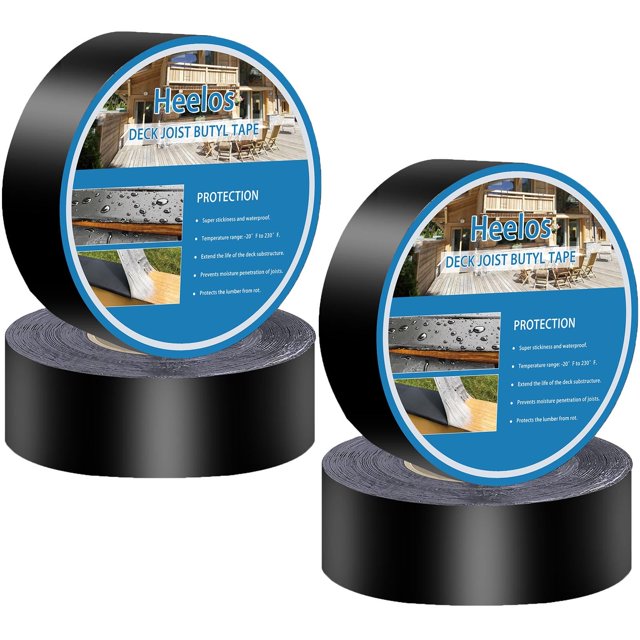 Joist Tape Heelos Deck, 5 cm x 15 m, resistente a la intemperie, paquete de 4