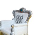 thumbnail image 4 of Escala 1/9 Antiguo Miniatura Resina Sofá Sillón Muebles Decoración Blanco Sunnimix Sillón de muñecas de figura de acción, 4 of 8