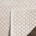 thumbnail image 2 of Safavieh Montauk Collection MTK601R Handmade Cotton Area Rug, 6' x 9', Beige / Ivory, 2 of 3