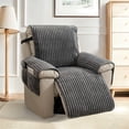 thumbnail image 6 of WETRBWEH Recliner Chair Cover with Pockets, Waterproof Non-Slip Washable Recliner Cover Furniture Protector for Home, Gray 28", 6 of 9