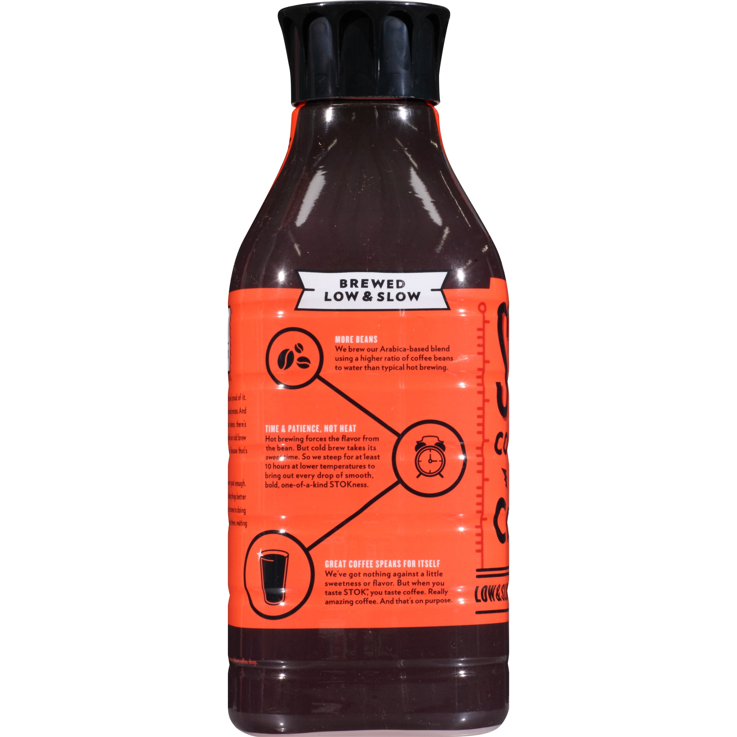 Stok Not Too Sweet Black Cold Brew Iced Coffee 48 Fl Oz Stok Not Too Sweet Black Cold Brew Iced Coffee 48 Fl Oz