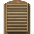 thumbnail image 5 of 12"W x 30"H Arch Top Gable Vent (17"W x 35"H Frame Size): Unfinished, Functional, Rough Sawn Western Red Cedar Gable Vent w/ Brick Mould Face Frame, 5 of 13