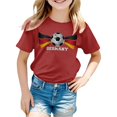 thumbnail image 4 of MZXELPRJD Boys Girls Shirt Graphic T-Shirt Crew-neck Short Sleeve 3D Tops 3-12 Years Summer Casual Tees Germany Soccer Fans Shirts Kids Clothes, 4 of 4
