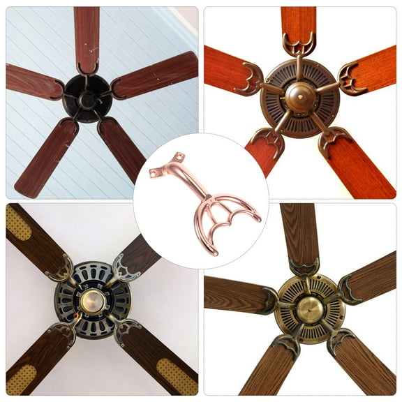 QIFULL Replacement Ceiling Fan Arms Adjustable Metal Fan Support Brackets for Home Use