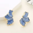 thumbnail image 5 of Irregular Petal Earrings For Women Unique Statement Flower Dangle Earrings Boho Jewelry Handmade Floral Design Lightweight Comfortable, 5 of 5