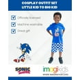 thumbnail image 2 of SEGA Sonic The Hedgehog Big Boys Cosplay T-Shirt and Mesh Shorts Outfit Set Little Kid to Big Kid, 2 of 5