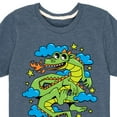 thumbnail image 3 of Instant Message - I'm A Dragon In The Clouds - Toddler & Youth Short Sleeve Graphic T-Shirt, 3 of 6