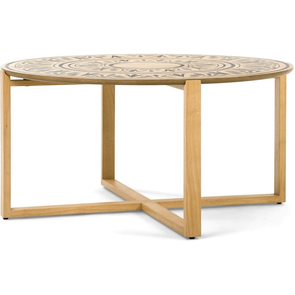 Adore Decor Dahlia Coffee Table Natural