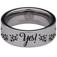 thumbnail image 2 of Yes? Yes! Tungsten Carbide Ring, 2 of 10