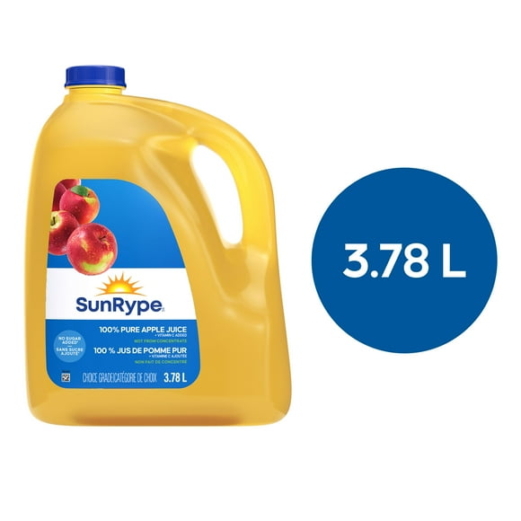 Jus de pomme pur SunRype 3.78 L