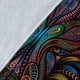 thumbnail image 5 of Manta polar Art Wolf de colores, 5 of 5