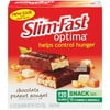 Slim-Fast Optima: Chocolate Peanut Nougat 1 Oz Snack Bar, 6 ct