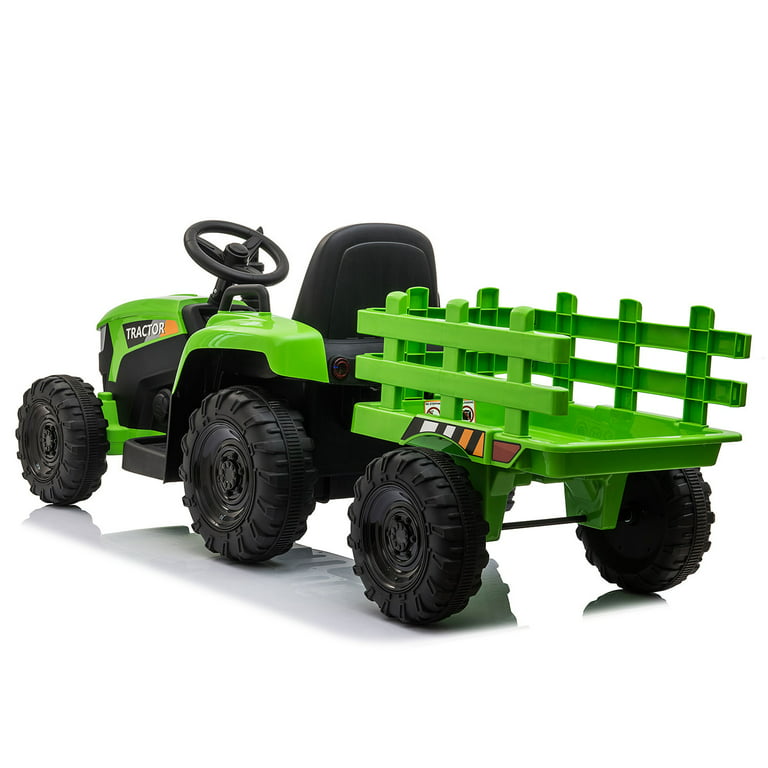 Buy ALFORDSON Kids Ride On Car Tractor 12V Electric Toy Vehicle Child  Toddlers Green - MyDeal
