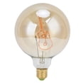 thumbnail image 1 of Bombilla LED E27/E26 vintage regulable, filamento G125 en forma de guitarra, para cafetería, hogar, luz cálida, 4 W., 1 of 14