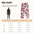 thumbnail image 2 of Pajama Pants Women, Cut French Bulldog Red Bow Tie_A Sweatpants Soft Sleep Lounge Pants, Casual PJ Bottoms Pants with Pockets, 2 of 5