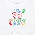 thumbnail image 4 of Inktastic My Gigi and Poppop Love Me Girls Baby Dress, 4 of 5