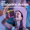 thumbnail image 6 of Acer Portable Bluetooth Speaker with Lights, Mini Wireless Speakers with FM Radio TWS Pair, for Home/Party/Outdoor, 6 of 14