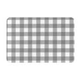 thumbnail image 2 of Front Door Mat Indoor Outdoor Outside Entrance - 16*24in Washable Gray Checkboard Thin Bathroom Rugs Fit Under Door, Bath Rugs for Bathroom, Kitchen Rugs Mats for Floor, 2 of 6