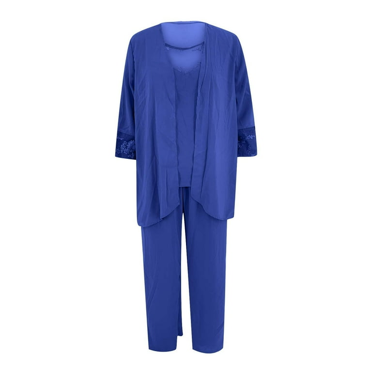 Fanxing 3 Pieces Dress Set for Women 2025 Plus Size Mother of The
