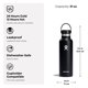 thumbnail image 2 of Botella de agua Hydro Flask Standard 620 ml Trillium Pink, 2 of 6