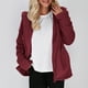 thumbnail image 1 of Abrigo y chaquetas informales con capucha de manga larga para mujer, abrigo térmico de polar con capucha y manga larga para invierno, abrigo cálido para mujer, 1 of 8