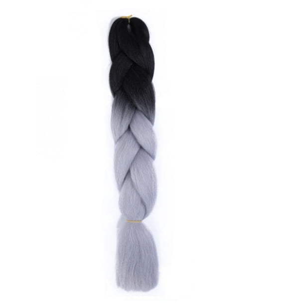 Soidarity Cabello trenzado moderno y versátil para extensiones de cabello y trenzas, cabello trenzado Jumbo a la moda Cuidado del cabello B37
