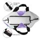 thumbnail image 4 of Disketp Snowfall Sky White Purple Bolsa Tote Estampada para Mujer, Bolso de Hombro y de Mano para Compras y Viajes, 4 of 8