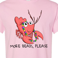 thumbnail image 4 of Inktastic More Beads, Please Cute Mardi Gras Crawfish T-Shirt, 4 of 5